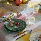 Formia Checked 100% Woven-Dyed Cotton Tablecloth