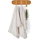Set of 2 Bridget Striped 100% Woven-Dyed Cotton Tea Towels