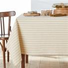Lovnas Striped Woven-Dyed Cotton & Linen Tablecloth