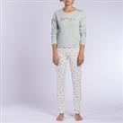 Terre Long Sleeve Pyjamas in Cotton Jersey Mix