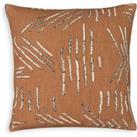 Denisa Embroidered Linen & Cotton Cushion Cover