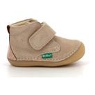 Kids Sabio Soft Slippers in Leather with Touch 'n' Close Fastening