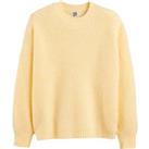 Loose Fit Jumper in Chunky Knit with Crew Neck