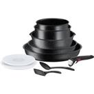 10-Piece Ingnio Black Stone Cookware Set