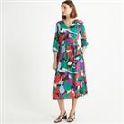 Full Midaxi Dress in Floral Print