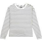 Breton Striped Cotton T-Shirt with Long Sleeves