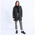 Hooded Padded Puffer Jacket, Mid-Length