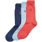 Pack of 3 Pairs of Socks in Mercerised Cotton Mix