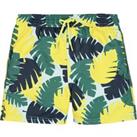 Swim Shorts in Tropical Leaf Print
