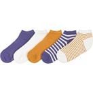 Pack of 5 Pairs of Socks in Cotton Mix