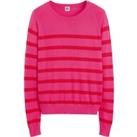 Striped Basic Jumper with Crew Neck
