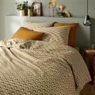 Caletta Palmette 100% Cotton Bed Set with Rectangular Pillowcase