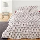Jalis Fan 100% Cotton Bed Set with Rectangular Pillowcase