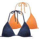 Pack of 2 Carrubo Triangle Bikini Tops