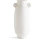 Onega White Ceramic Vase
