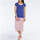 Colorama Short Pyjamas in Cotton Mix with Short Sleeves
