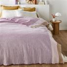 Valparaiso Woven-Dyed 100% Washed Linen Bedspread