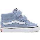 Kids Sk8-Mid High Top Trainers in Suede with Touch 'n' Close Fastening