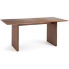 Minela L180cm Solid Walnut Table (Seats 6)