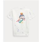 Polo Bear Print T-Shirt in Cotton
