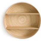 Tabios 50cm Diameter Round Bamboo Wall Shelf