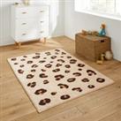 Codia Leopard Print 100% Recycled Cotton Rug