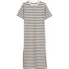Striped Cotton T-Shirt Dress