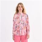 Floral Cotton Shirt with Long Sleeves