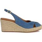 Panarea Breathable Wedge Sandals in Suede