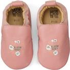 Kids Floral Leather Slippers
