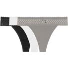 Pack of 3 Les Cotons Thongs in Organic Cotton