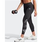 Training Essentials Brand Love Recycled Cropped Leggings