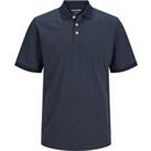 Printed Polo Shirt in Cotton Mix