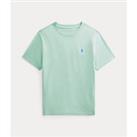 Cotton Embroidered Logo T-Shirt with Short Sleeves