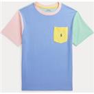 Junior Colour Block T-Shirt in Cotton