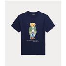 Cotton Polo Bear T-Shirt with Short Sleeves