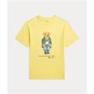 Cotton Polo Bear T-Shirt with Short Sleeves