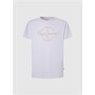 Cotton Logo Print T-Shirt with Short Sleeves, Regular Fit