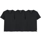 Pack of 3 T-Shirts in Cotton and Loose Fit with Crew Neck