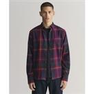 Checked Cotton Flannel Shirt in Regular Fit