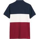 Colour Block Polo Shirt in Cotton