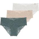 Pack of 3 Lana Eco Knickers in Lace