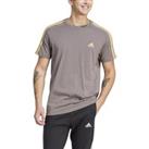 Essentials Cotton 3-Stripes T-Shirt with Short Sleeves