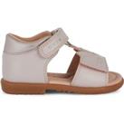 Kids Verred Closed Sandals in Leather with Heel and Touch 'n' Close Fastening