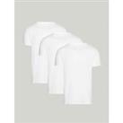 Pack of 3 T-Shirts in Plain Cotton with V-Neck
