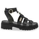 Tobo Leather Sandals with Chunky Sole