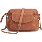 Naina Leather Studded Handbag