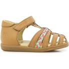 Kids Pika Crossy Sandals in Leather with Touch 'n' Close Fastening