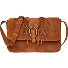 Anis Suede Fringed Bag