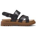 Clairmont Way Cross Strap Sandals in Leather